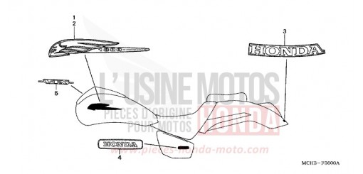 EMBLEME/MARQUE (1) VTX1800C3 de 2003